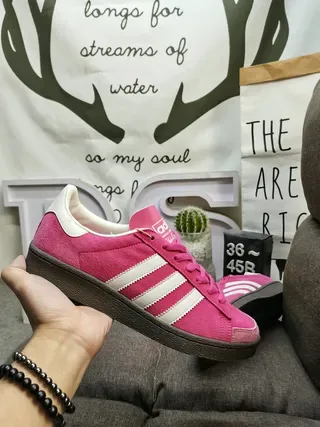 Adidas Samba OG गुलाबी और सफेद लाइफस्टाइल स्नीकर 6
