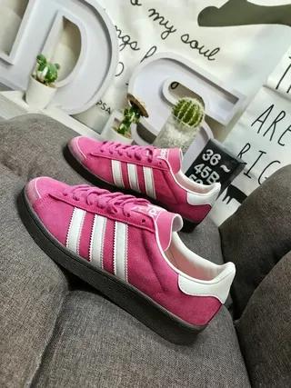 Adidas Samba OG गुलाबी और सफेद लाइफस्टाइल स्नीकर 7