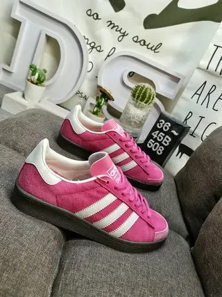Adidas Samba OG गुलाबी और सफेद लाइफस्टाइल स्नीकर 9