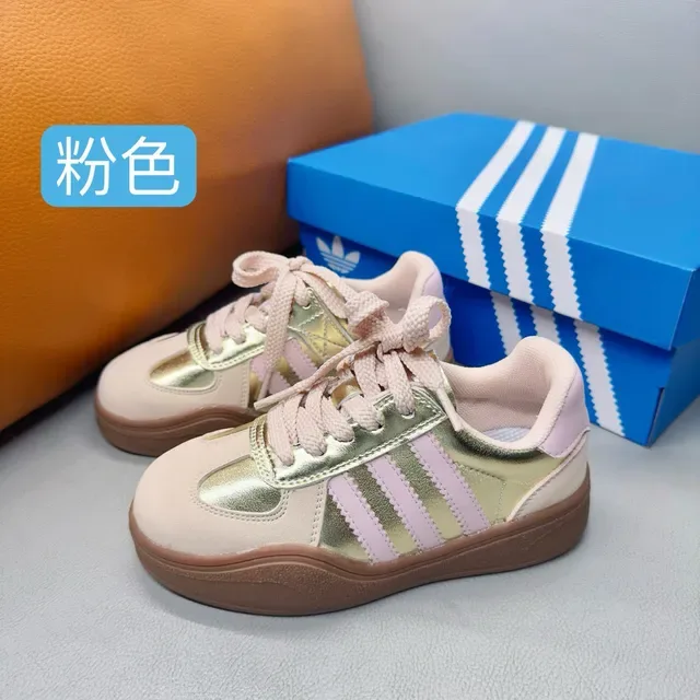 Adidas Samba Sneakers Lifestyle Rose Pastel Métalliques 4