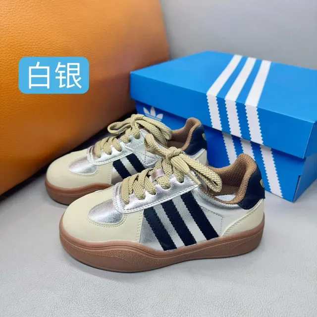 Adidas Samba Sneakers Lifestyle Rose Pastel Métalliques 6
