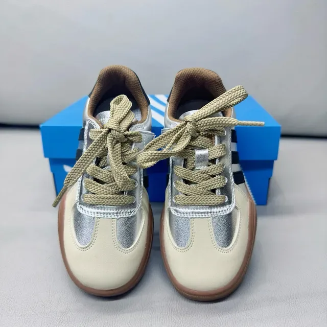Adidas Samba Sneakers Lifestyle Rose Pastel Métalliques 14