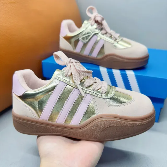 Adidas Samba Sneakers Lifestyle Rose Pastel Métalliques 18