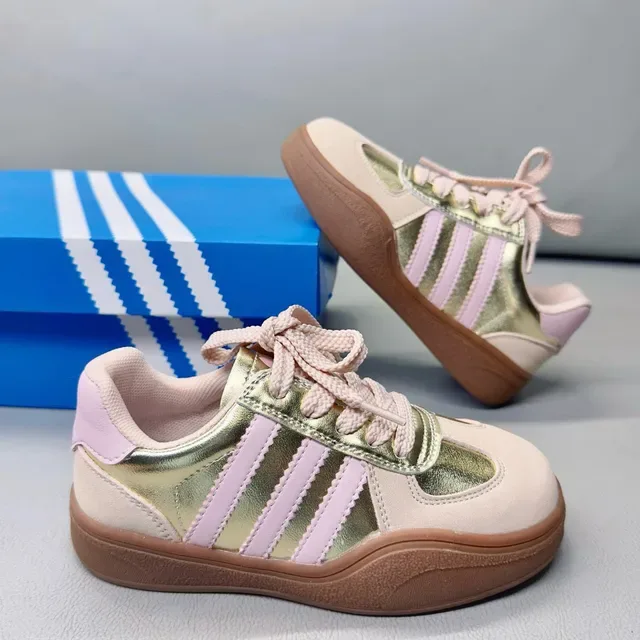 Adidas Samba Sneakers Lifestyle Rose Pastel Métalliques 24