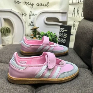 Adidas Samba Pink and Gray Lifestyle Sneakers