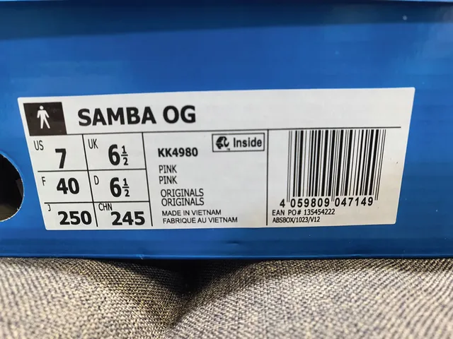 Adidas Samba Pink Cracked Leather Lifestyle Sneakers 2