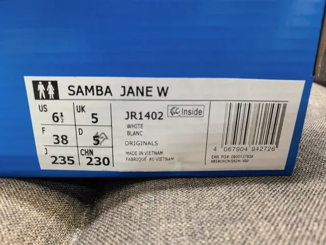 Adidas Samba White Black Gum Lifestyle Sneakers 2