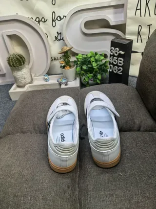 Adidas Samba White Black Gum Lifestyle Sneakers 8