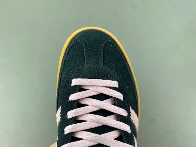 Adidas Spezial Black and Pink Suede Lifestyle Sneakers 5