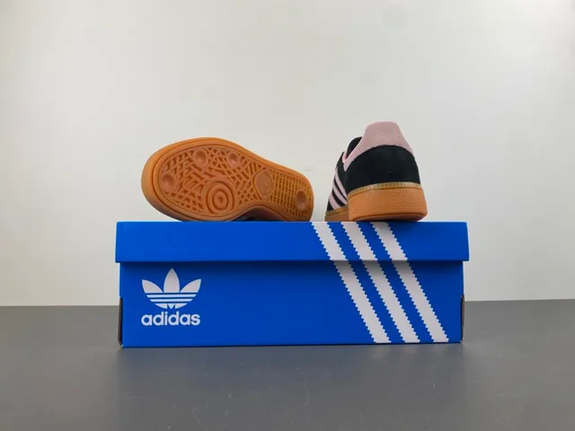 Adidas Spezial Black and Pink Suede Lifestyle Sneakers 16