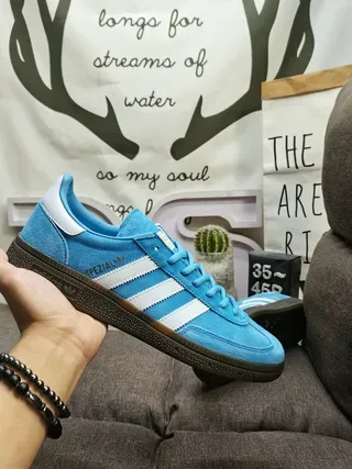 Adidas Spezial Blue Suede Lifestyle Sneakers 5