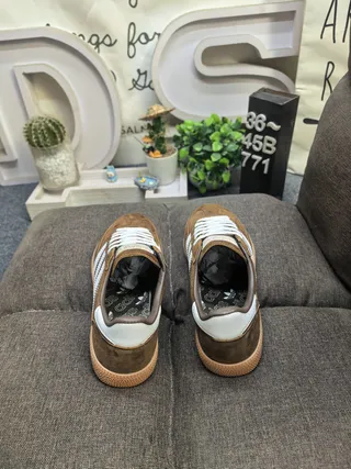 Adidas Spezial Brown Suede White Stripe Lifestyle Sneakers 8