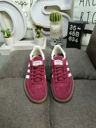 Adidas Spezial Burgundy Corduroy Lifestyle Sneakers 10