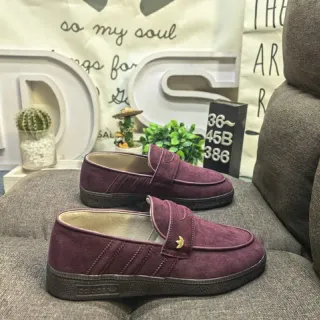 Adidas Spezial 勃艮第麂皮乐福鞋