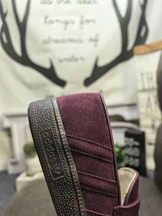 Adidas Spezial Burgundy Suede Loafers 3
