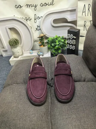 Adidas Spezial Burgundy Suede Loafers 10