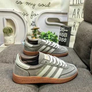 Adidas Spezial Gray and Cream Suede Lifestyle Sneakers