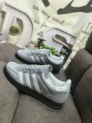 Adidas Spezial Gray Suede Lifestyle Sneakers 7
