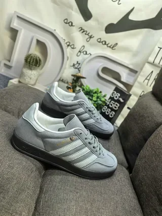 Adidas Spezial Gray Suede Lifestyle Sneakers 9
