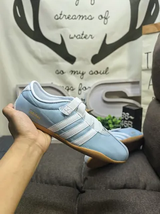 Adidas Spezial Light Blue White Gum Lifestyle Sneakers 5