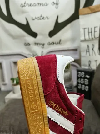 Adidas Spezial Maroon Suede Lifestyle Sneakers 3