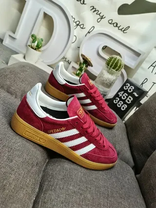 Adidas Spezial Maroon Suede Lifestyle Sneakers 9