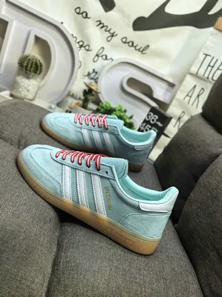 Adidas Spezial Mint Blue Suede Lifestyle Sneakers 7