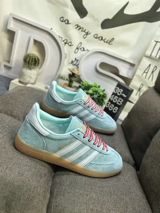 Adidas Spezial Mint Blue Suede Lifestyle Sneakers 9