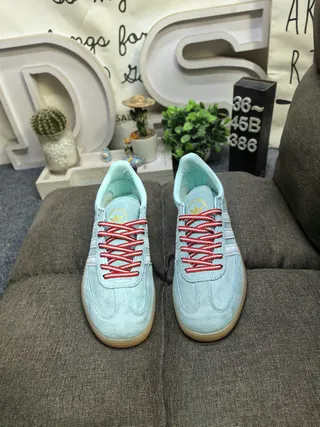 Adidas Spezial Mint Blue Suede Lifestyle Sneakers 10