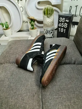 Adidas Spezial Olive Green Suede Silver Stripes Lifestyle Sneakers 6
