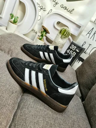 Adidas Spezial Olive Green Suede Silver Stripes Lifestyle Sneakers 7