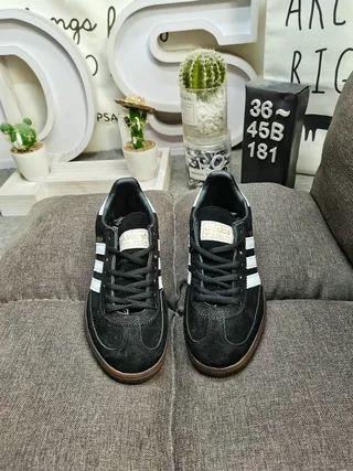 Adidas Spezial Olive Green Suede Silver Stripes Lifestyle Sneakers 10