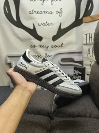 Adidas Spezial White Black Lifestyle Sneakers 5