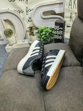 Adidas Superstar Black and Cream Lifestyle Sneakers 6