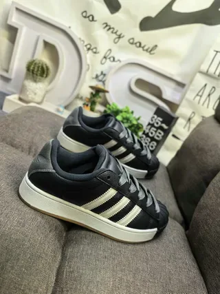 Adidas Superstar Black and Cream Lifestyle Sneakers 9
