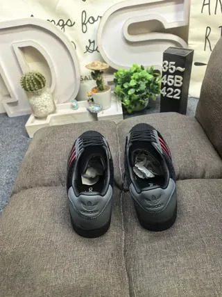 Adidas Superstar Black and Red Velvet Lifestyle Sneakers 8