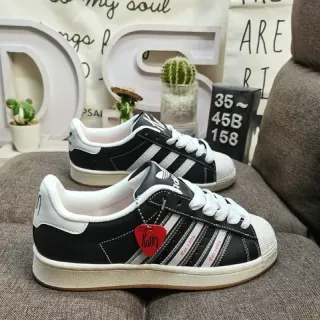 Adidas Superstar Black and White Lifestyle Sneakers