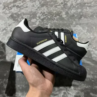 Adidas Superstar Black and White Lifestyle Sneakers