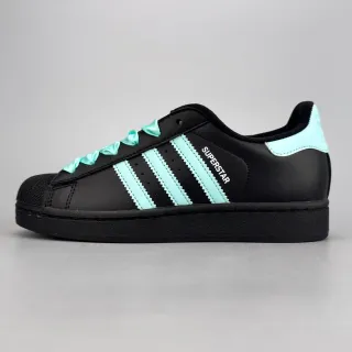 Adidas Superstar काली मिंट थ्री स्ट्राइप्स लाइफस्टाइल स्नीकर्स