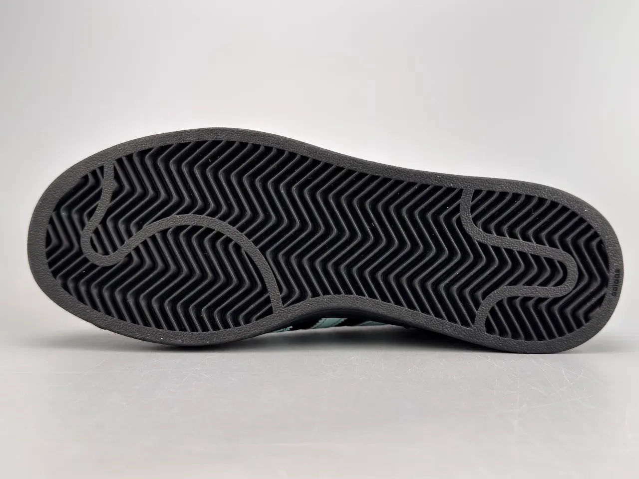 Adidas Superstar Black Mint Three Stripes Lifestyle Sneakers 6