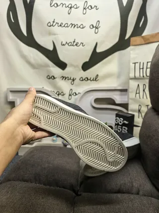 Adidas Superstar Black Textured Upper White Shell Toe Lifestyle Sneakers 4