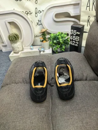 Adidas Superstar Black White Mustard Gum Lifestyle Sneakers 8