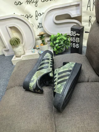 Adidas Superstar Camouflage-Print Lifestyle Sneakers 6