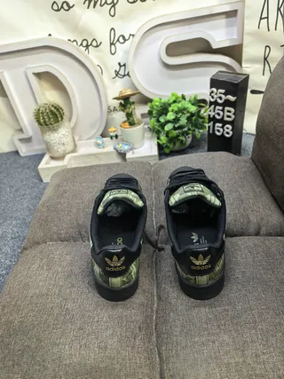 Adidas Superstar Camouflage-Print Lifestyle Sneakers 8