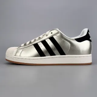 Adidas Superstar Metallic Silver Black Lifestyle Sneakers