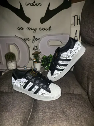 Adidas Superstar Printed Upper Lifestyle Sneakers 3