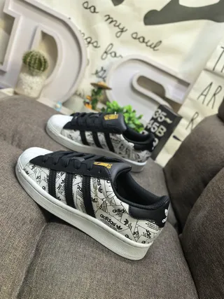 Adidas Superstar Printed Upper Lifestyle Sneakers 7