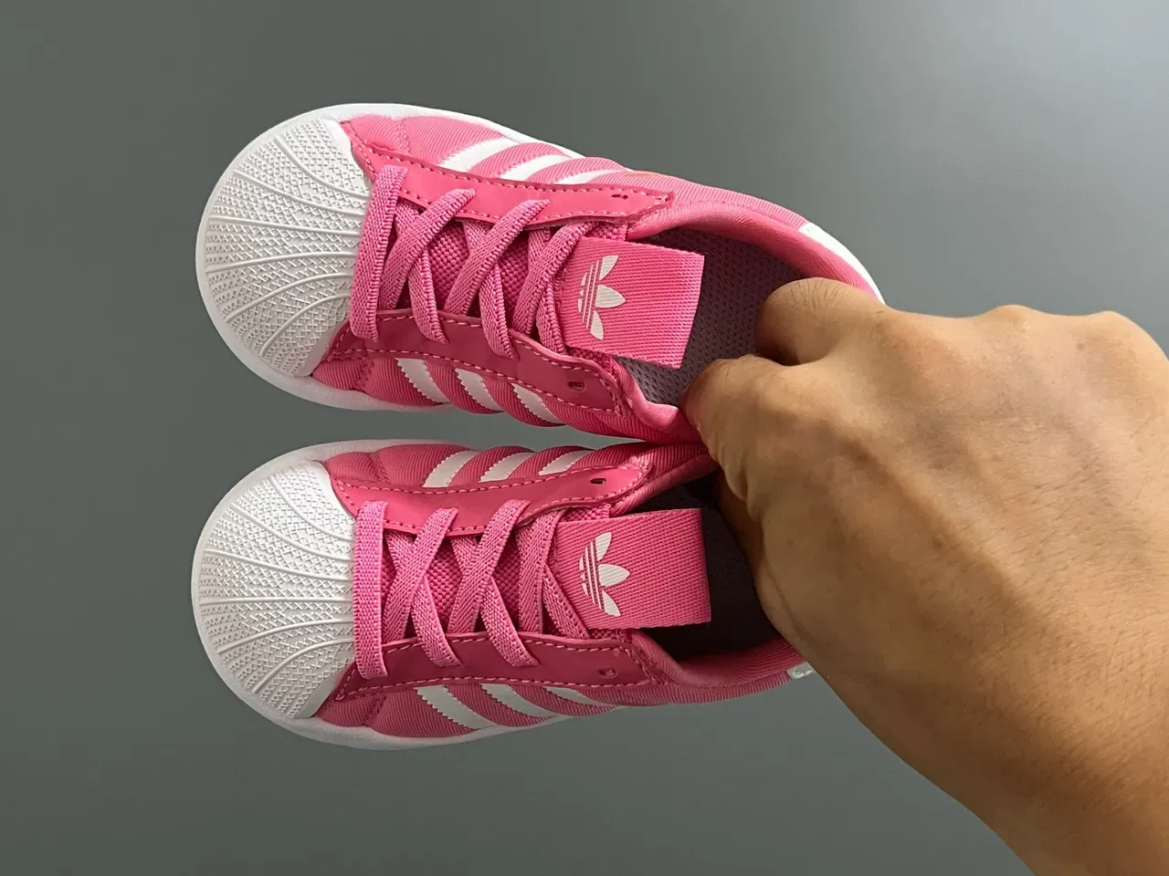 Adidas Superstar Red White Kids Lifestyle Sneakers 16