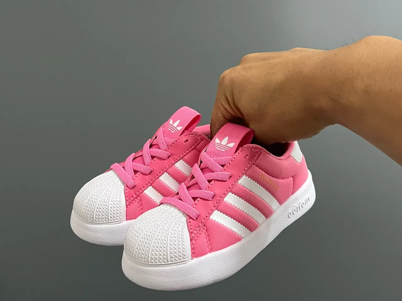 Adidas Superstar Red White Kids Lifestyle Sneakers 17