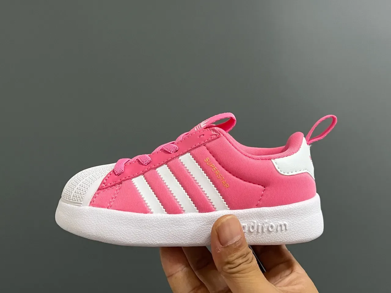 Adidas Superstar Red White Kids Lifestyle Sneakers 18
